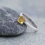 Etsy citrine ring