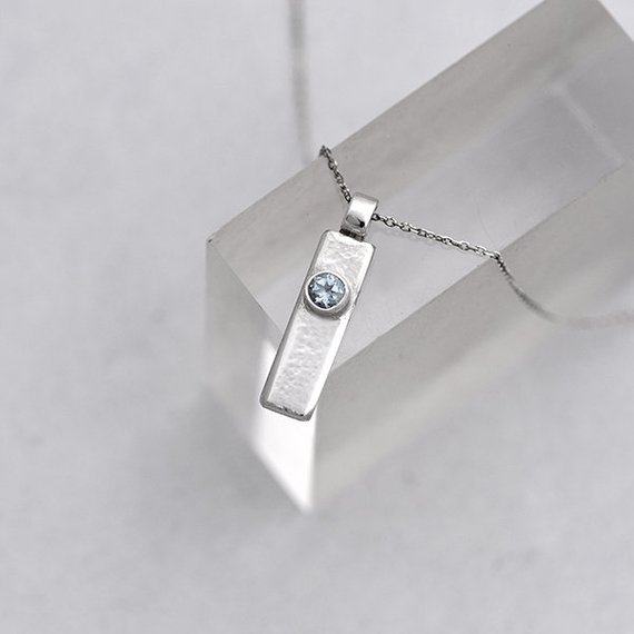 Sky Blue Topaz Pendant