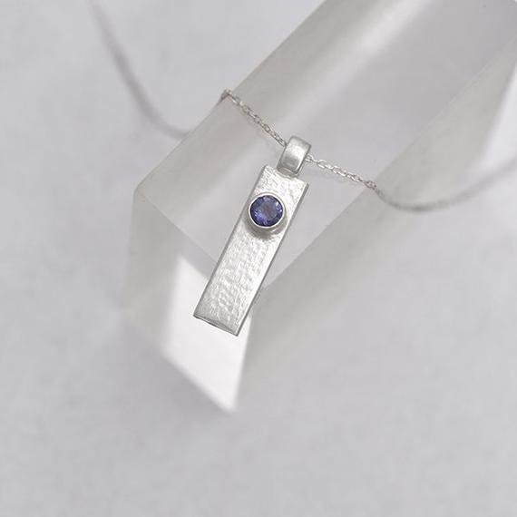 Iolite Pendant in Sterling Silver